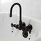 Kingston Brass CA3T5 3-3/8" Tub Wall Mount Clawfoot Tub Faucet, Oil Rubbed Bronze CA3T5 - alternate 4